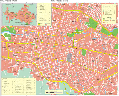 Mapa de Tuxtla Gutiérrez