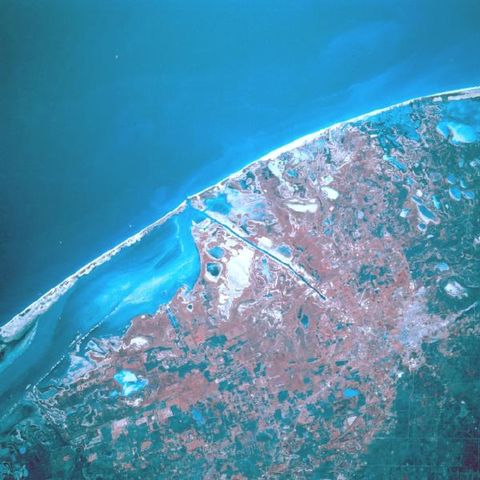 Satellite image of Matamoros