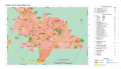 Mapa de Villa de Álvarez