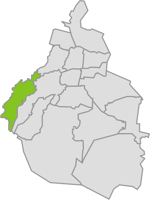 The borough of Cuajimalpa de Morelos