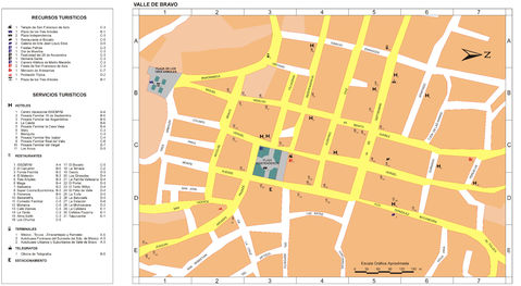 Map of Valle de Bravo