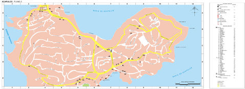 Acapulco, map 2