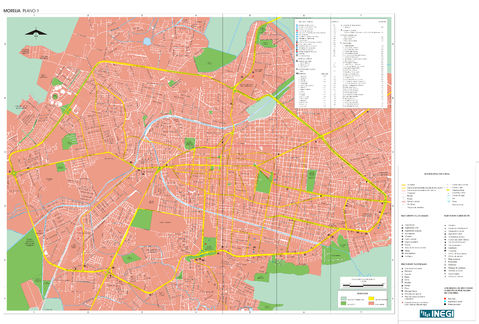 Mapa de Morelia