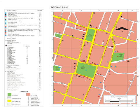 Map of Pátzcuaro