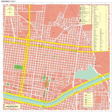 Map of Monterrey