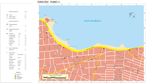 El centro de la ciudad de Veracruz