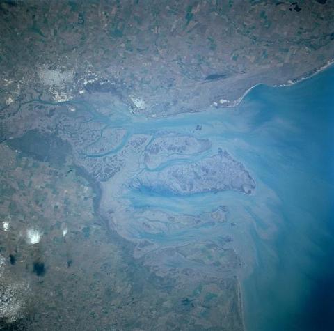 Satellite image image of Bahía Blanca, Argentina