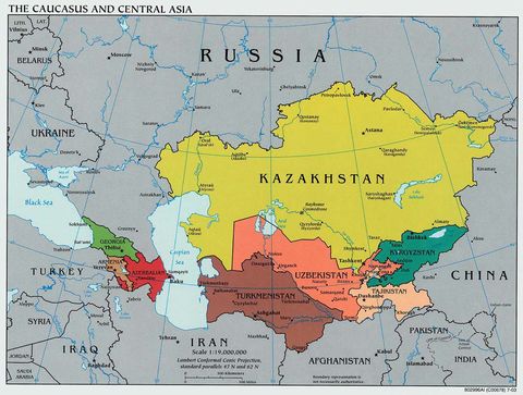 Caucasus And Central Asia Gifex