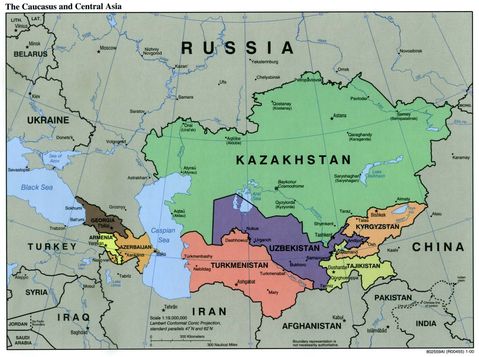 Caucasus and Central Asia | Gifex