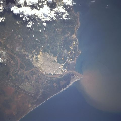 Imagen de satélite de Barranquilla