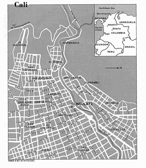 Cali map 1981