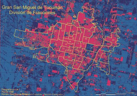 Satellite image of Greater San Miguel de Tucumán
