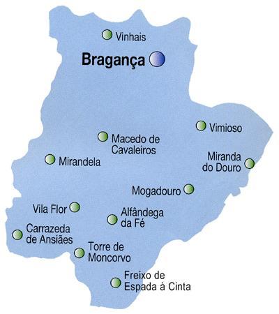 braganza portugal mapa Mapa de Braganza | Gifex