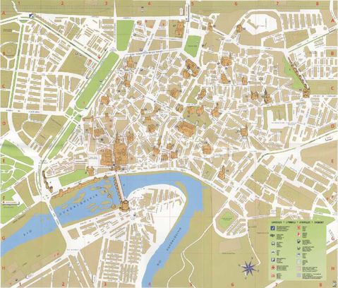 Córdoba map, Spain