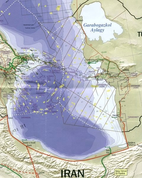 Southern Caspian Sea 2001