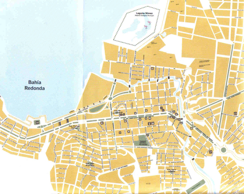 El Calafate map, Argentina