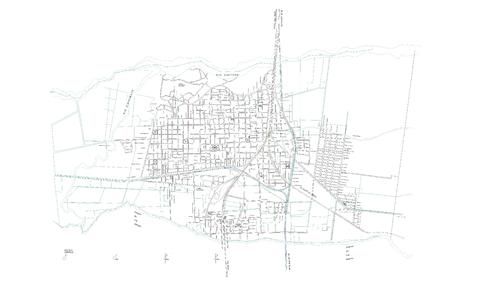 Map of the city of Concepción, province of Tucumán