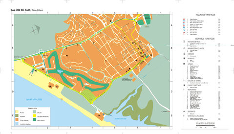 Mapa de San José Del Cabo