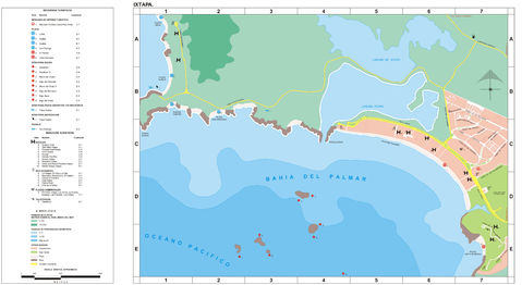 Map of Ixtapa