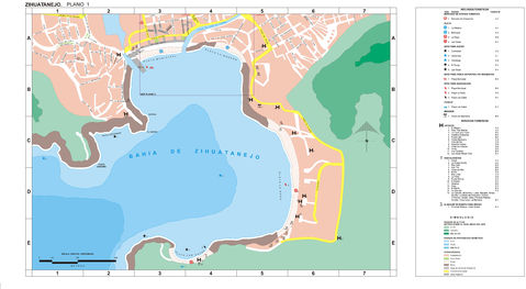 Map of Zihuatanejo