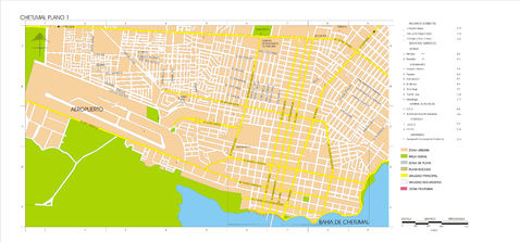 Map of Chetumal