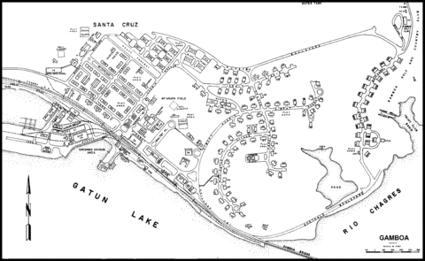 Map of Gamboa