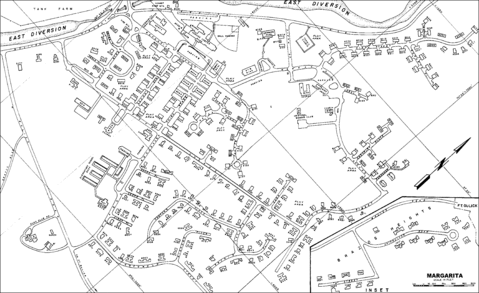 Map of Margarita, Panama