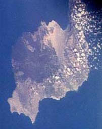 Satellite image, photo of Lanzarote Island