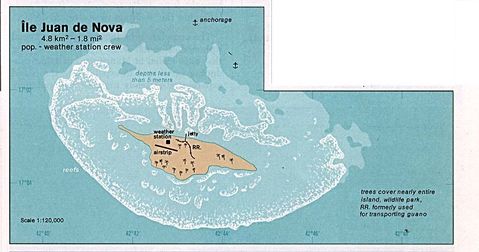 La isla Juan de Nova