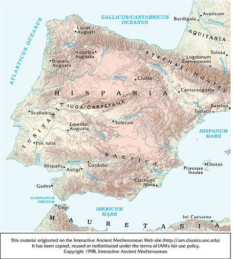 Hispania map