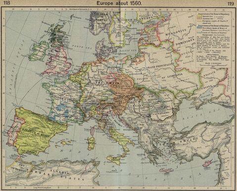 Europa en 1560