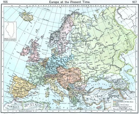 Europa en 1911