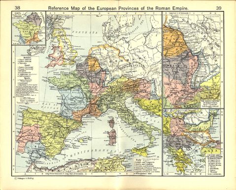 Provincias Europeas del Imperio Románo