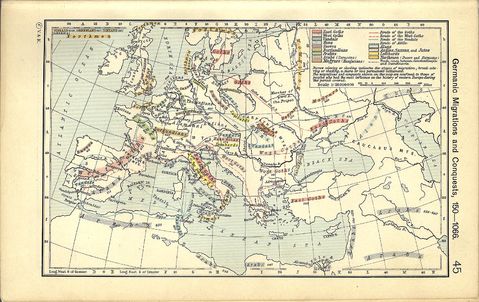 Germanic Migrations and Conquests 150-1066