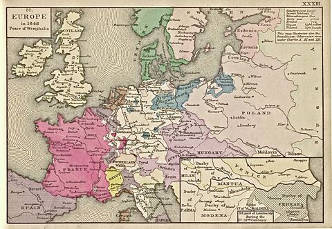 Peace of Westphalia, Europe in 1648