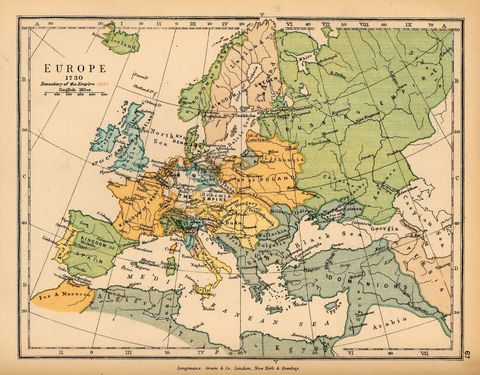 Europa en 1730