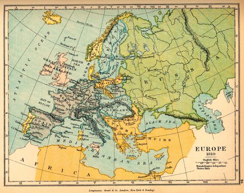 Europa en 1810