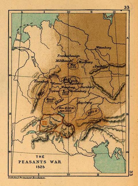 The Peasants War in the Holy Roman Empire 1525