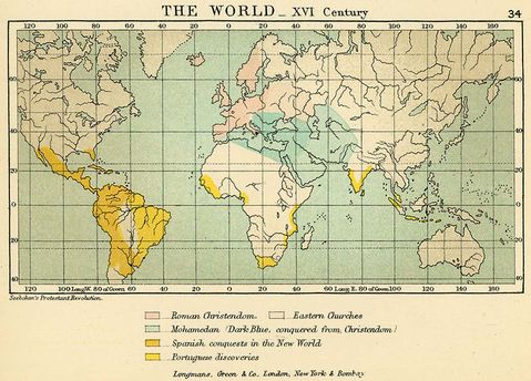 El Mundo en el siglo XVI