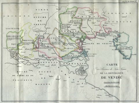The Domini di Terraferma or Stato da Tera of the Republic of Venice
