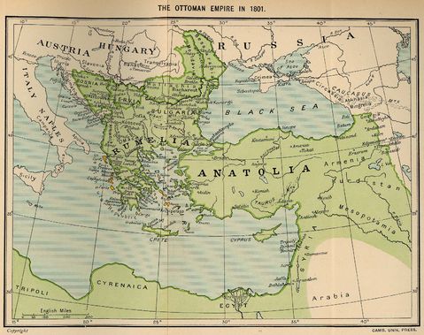 The Ottoman Empire in 1801