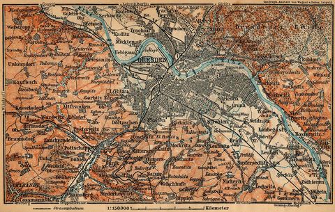 Environs of Dresden 1910