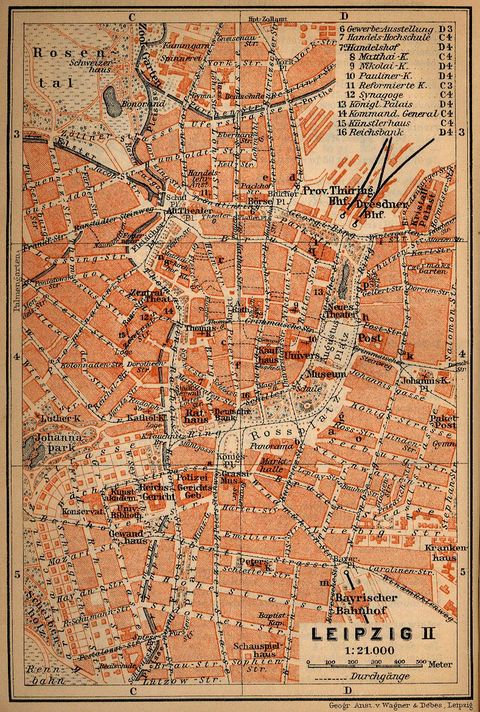 Inner Town of Leipzig 1910