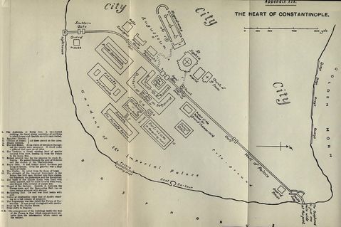 Constantinople (Istanbul) Map 1916