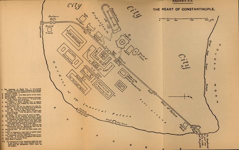 Constantinople (Istanbul) Map 1882