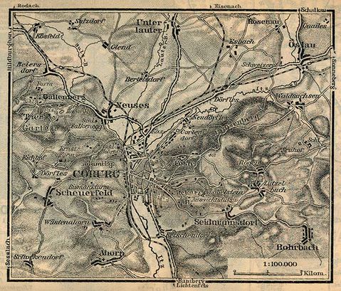 Environs of Coburg 1910