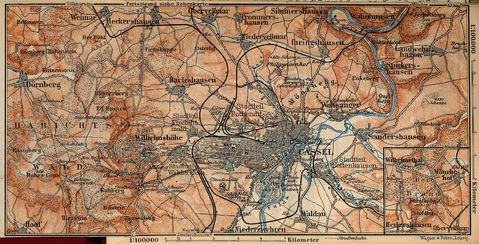 Cercanías de Kassel 1910