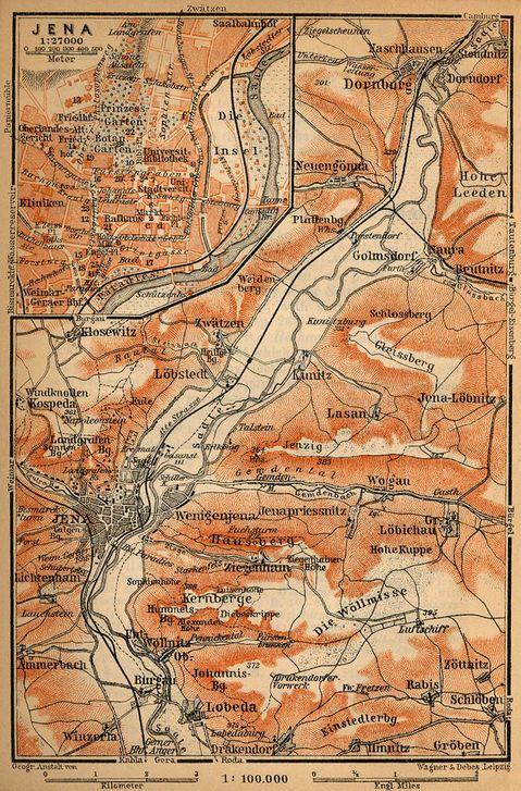 Cercanías de Jena 1910