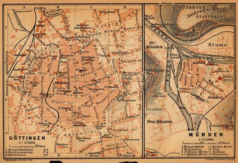 Gotinga y Münden 1910