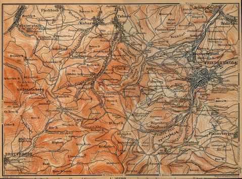 Environs of Friedrichroda 1910